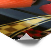 すし好日本のみ盛り ポスター (角)