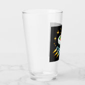 すし宇宙船ピクセ飛んでいるルアートすし転がデザイン タンブラーグラス (右)