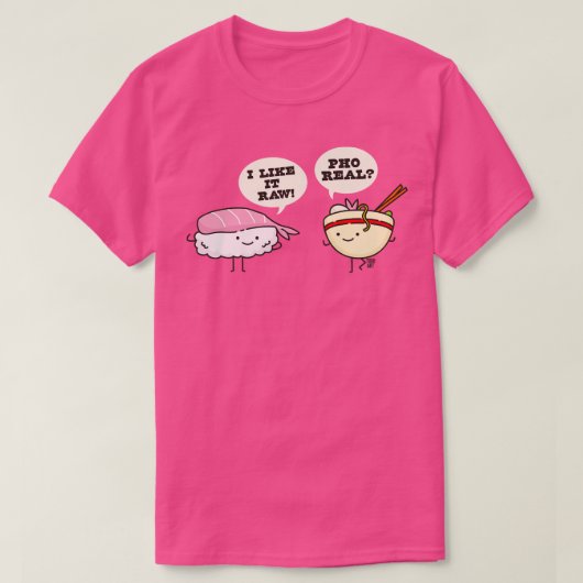 すし実在 Tシャツ (デザイン正面)