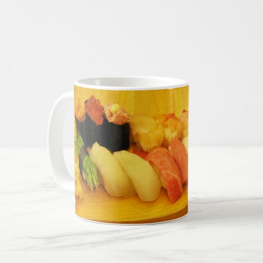 すし寿司 コーヒーマグカップ (正面左)