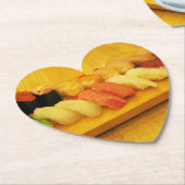 すし寿司 ペーパーコースター (アングル)