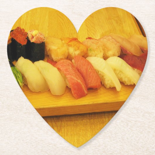 すし寿司 ペーパーコースター (正面)