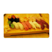 すし寿司 ラベル (正面)