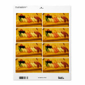 すし寿司 ラベル (フルシート)