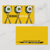 すし屋の名刺 名刺 (正面/裏面)