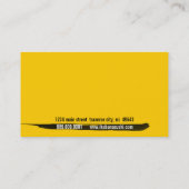 すし屋の名刺 名刺 (裏面)