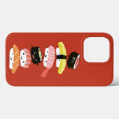 すし屋 – すしかわいいの塔 – キャラクター Case-Mate iPhoneケース (裏面 (横))