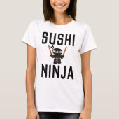 すし忍者おもしろいTシャツ Tシャツ (正面)