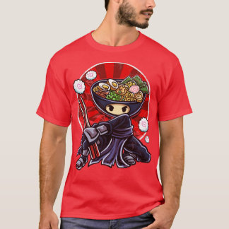 すし忍者戦士グラフィックアートデザインギフト Tシャツ