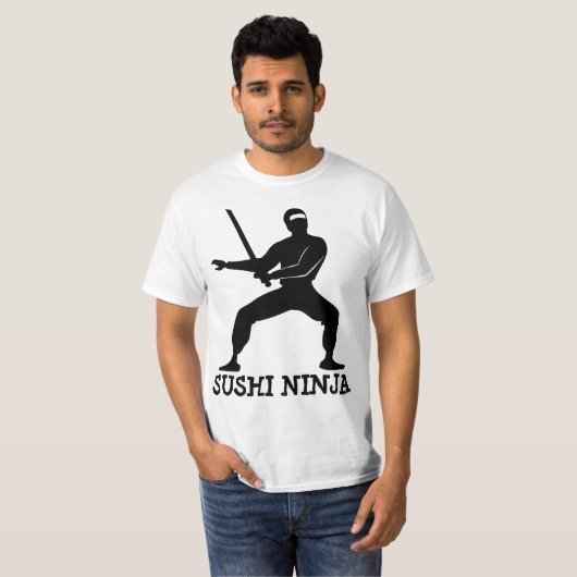 すし忍者Tシャツメンズ Tシャツ (正面フル)