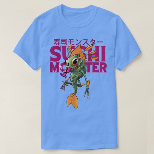 すし怪人 Tシャツ (デザイン正面)