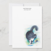 すし恋人の水彩絵札 招待状 (正面)