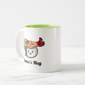 すし愛好者の贈り物 ツートーンマグカップ (正面左)