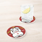 すし招き猫と戦うおもしろい コースター (側面)