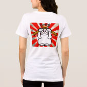 すし招き猫シャツ トライブレンドTシャツ (裏面)