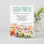 すし招待状 招待状 (スタンド正面)