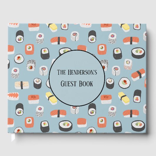 すし握り刺身巻き転が名前をカスタムする ゲストブック (正面)