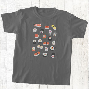 すし握り刺身転が巻きTシャツ Tシャツ