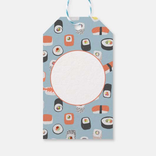 すし握り転が巻き ギフトタグ (裏面)