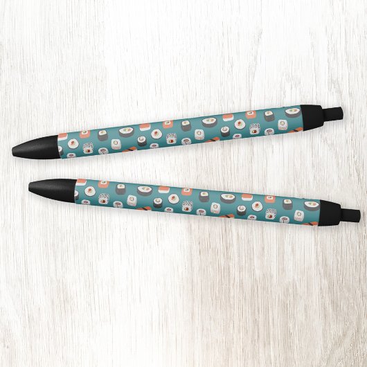 すし握り転が巻き 黒ボールペン