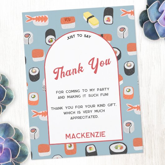 すし日本のありがとう ポストカード