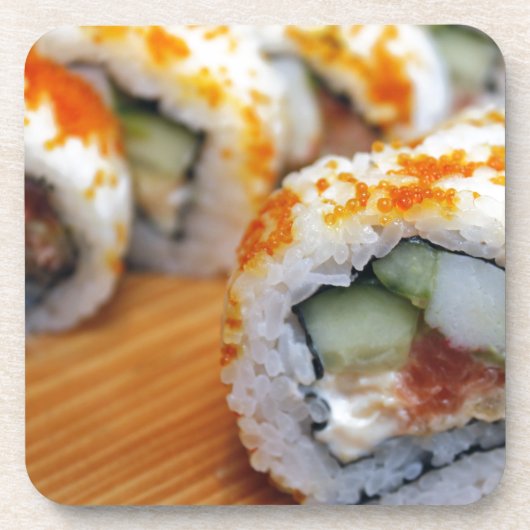 すし日本のおいしいアジア料理おいしい コースター (正面)