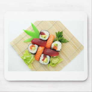 すし日本のおいしいアジア料理おいしい マウスパッド