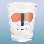 すし日本のにぎりパーソナライズされた料理 ショットグラス