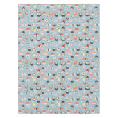 すし日本のにぎり巻き転が型 テーブルクロス (正面)