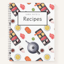 すし日本のにぎり柄レシピ本