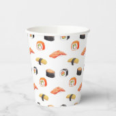 すし日本のの柄 紙コップ (左)