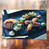 すし日本のサケ日本のの食用魚 ウィンドウサイン (シート2)