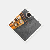 すし日本のスタイリッシュエレガントのディナパーティー スタンダードカクテルナプキン (角)