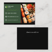 すし日本の名刺 名刺 (正面/裏面)