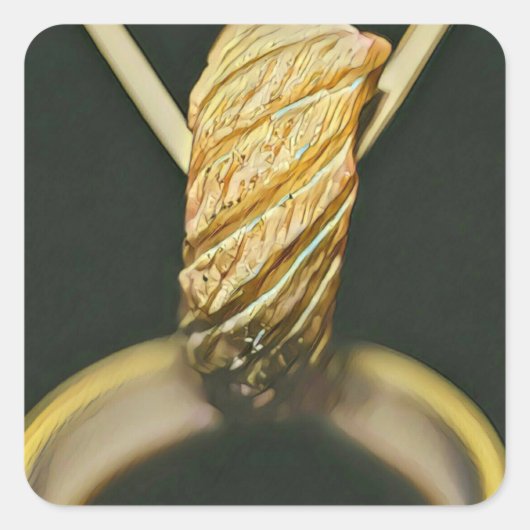 すし日本の好き スクエアシール (正面)