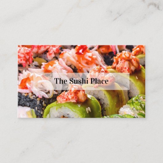 すし日本の屋 名刺 (正面)