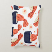 すし日本の食品シームレスパターン アクセントクッション (裏面(縦))