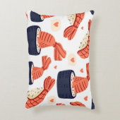 すし日本の食品シームレスパターン アクセントクッション (正面(垂直))