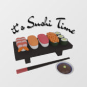 すし時間だ ウィンドウサイン (シート)