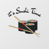 すし時間だ ウィンドウサイン (シート)