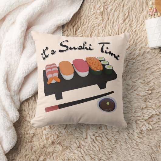 すし時間だ クッション (ブランケット)