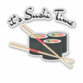 すし時間だ シール (正面)