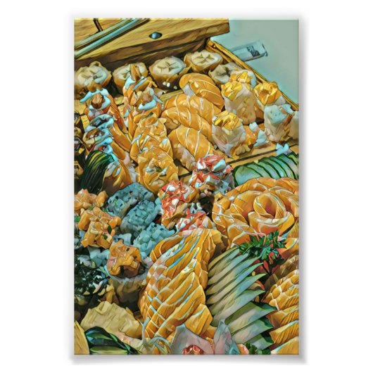 すし最高の好きの贈り物 フォトプリント (正面)