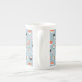 すし柄 ボーンチャイナマグカップ (裏面)