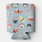 すし柄 缶クーラー (裏面)