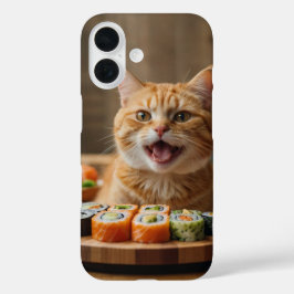 すし猫の饗宴 iPhone 16ケース