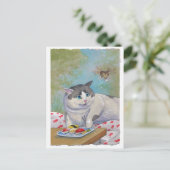 すし猫ピクニックアップリーズ ポストカード (スタンド正面)