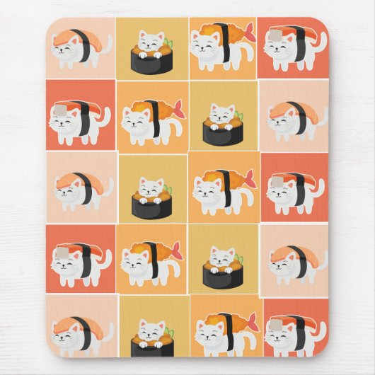 すし猫マウスパッド マウスパッド (正面)