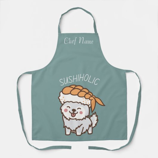 すし猫 エプロン (正面)