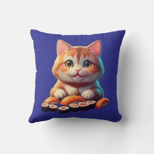 すし猫 クッション (裏面)
